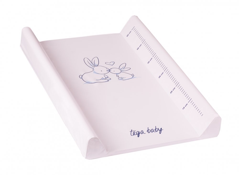 Salteluta de infasat cu intaritura Tega Baby 70×50 cm Iepuras roz