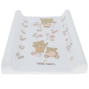 Salteluta de infasat cu intaritura Tega Baby 70x50 cm Ursulet alb