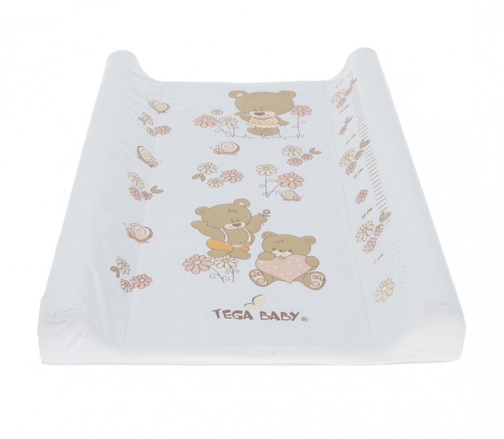Salteluta de infasat cu intaritura Tega Baby 70×50 cm Ursulet alb