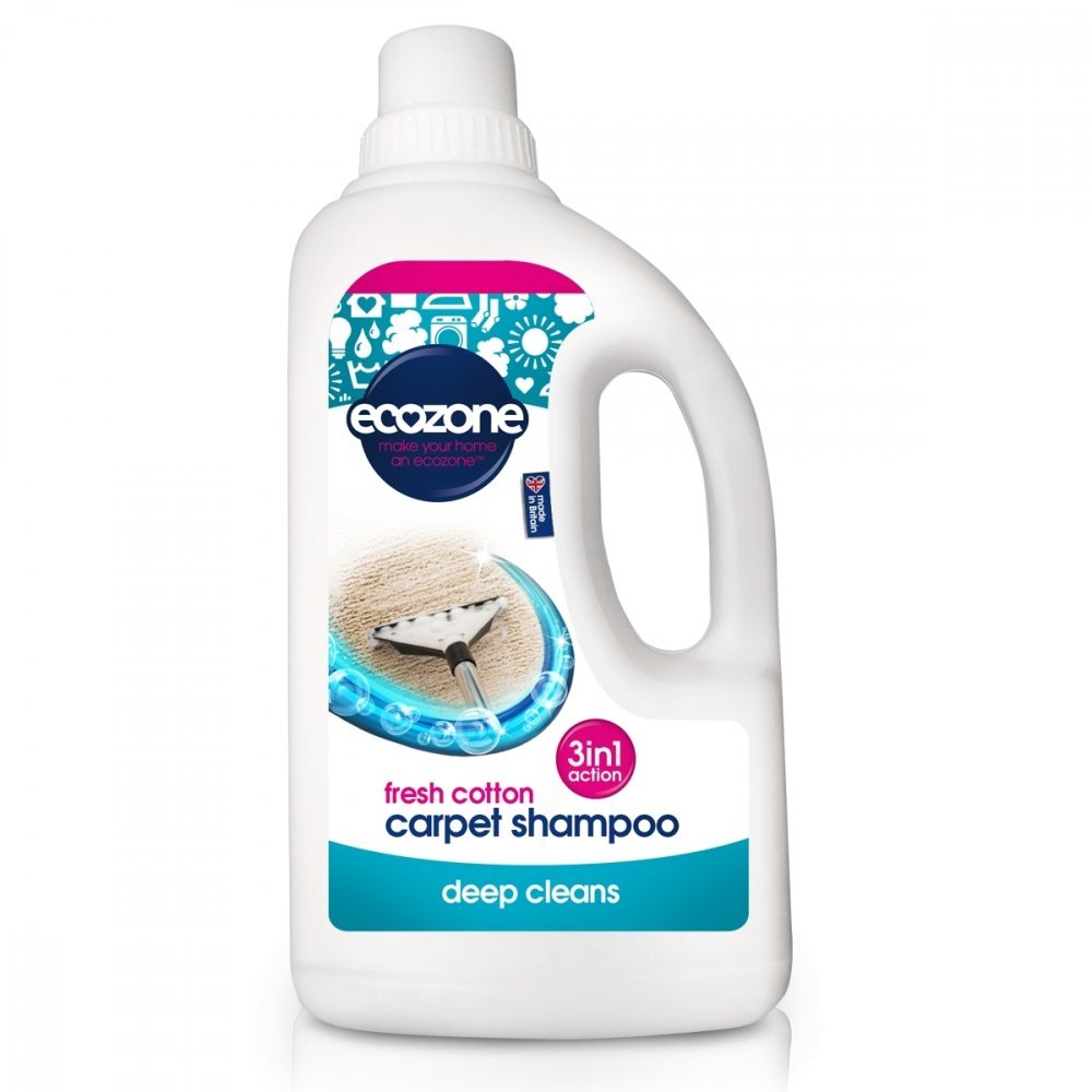 Sampon pentru covoare 3 in 1 cu bumbac Ecozone 1 L