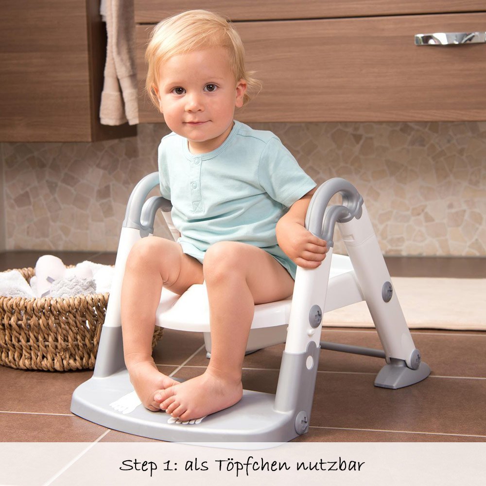 Scara cu reductor wc si olita white persilber kidskit – imaginea 2