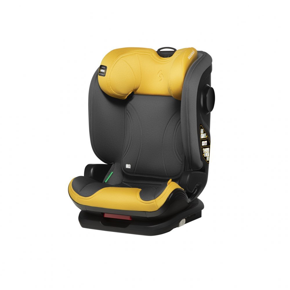 Scaun auto isofix Skiddou Tby 15-36 kg Galben – imaginea 8