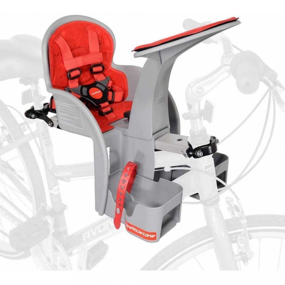 Scaun bicicleta copii SafeFront Clasic pozitie montare centru 15 kg si casca protectie XS 44-48 Fairy Tail WeeRide grirosu – imaginea 3