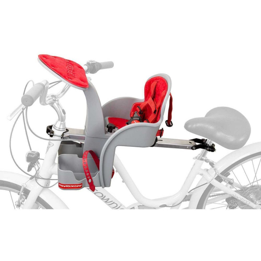 Scaun bicicleta copii SafeFront Clasic pozitie montare centru 15 kg si casca protectie XS 44-48 Fairy Tail WeeRide grirosu – imaginea 4