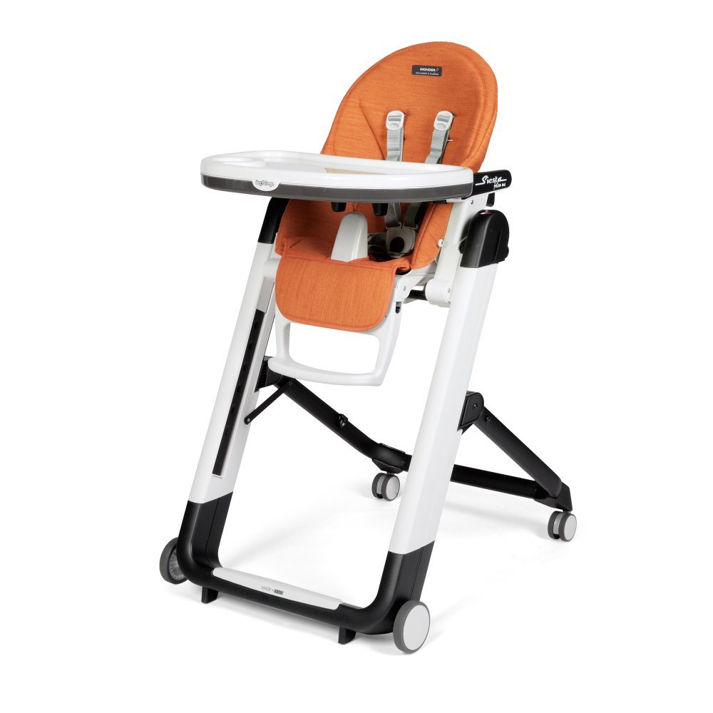 Scaun de masa 2 in 1 Peg Perego Siesta Follow Me Wonder Orange – imaginea 8