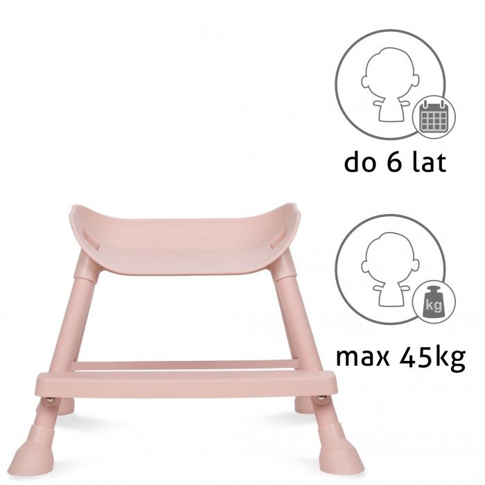 Scaun de masa 4 in 1 Kidwell Eatan Pink – imaginea 4