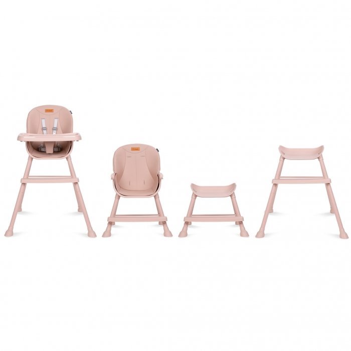 Scaun de masa 4 in 1 Kidwell Eatan Pink – imaginea 7