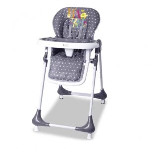 Scaun de masa Asalvo Chef, pliabil, compact, reglabil inaltime 6 pozitii, centura siguranta in 5 puncte, tavita reglabila si detasabila , 105 x 54 x 72