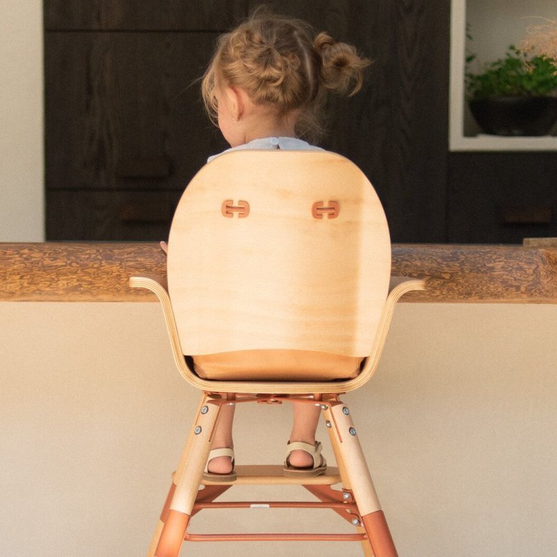 Scaun de masa Childhome Evowood naturalruginiu – imaginea 3