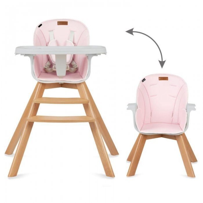 Scaun de masa Kidwell Nobis roz – imaginea 5
