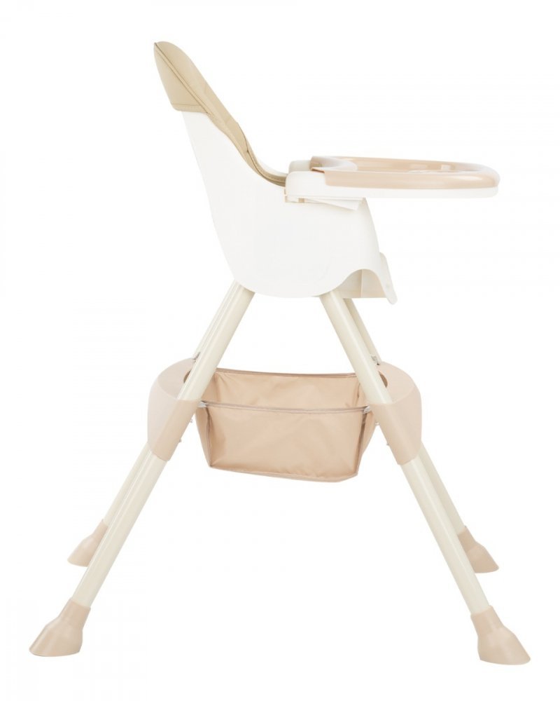 Scaun de masa KikkaBoo 2 in 1 cu picioare pliabile Brie Beige – imaginea 2