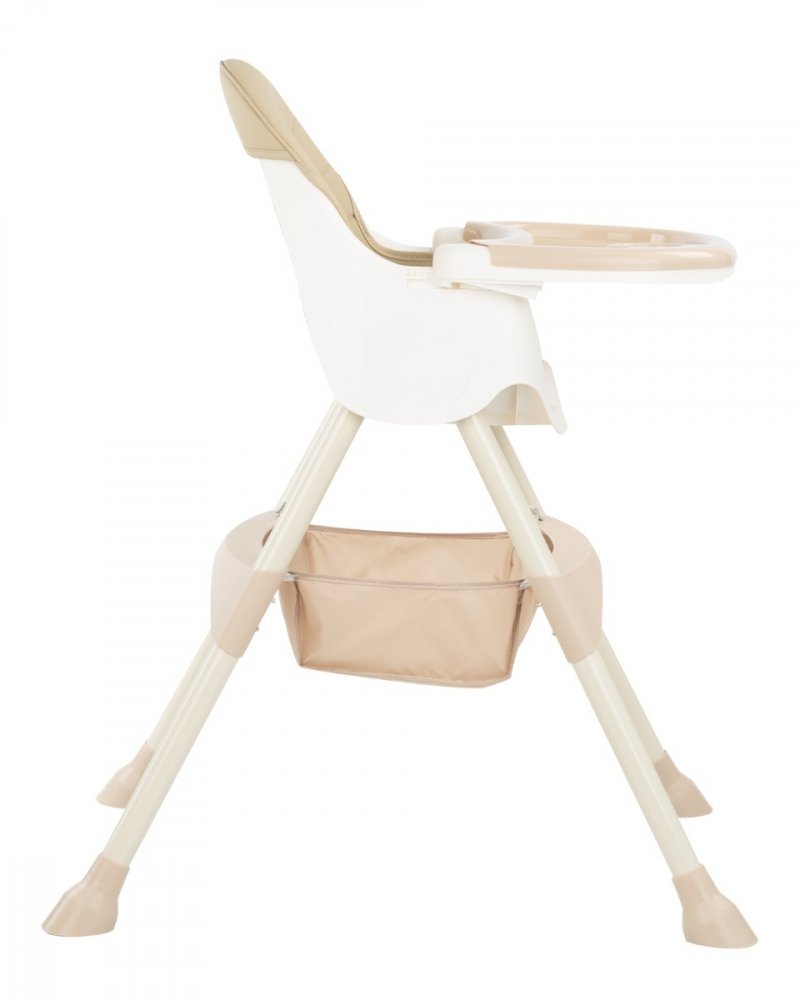 Scaun de masa KikkaBoo 2 in 1 cu picioare pliabile Brie Beige – imaginea 3