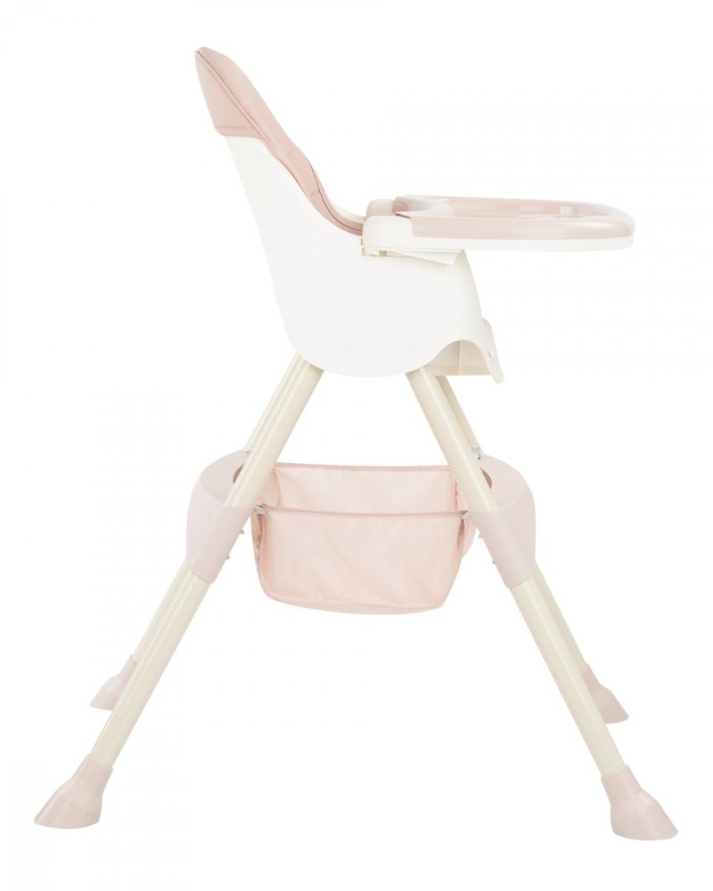 Scaun de masa KikkaBoo 2 in 1 cu picioare pliabile Brie Pink – imaginea 2
