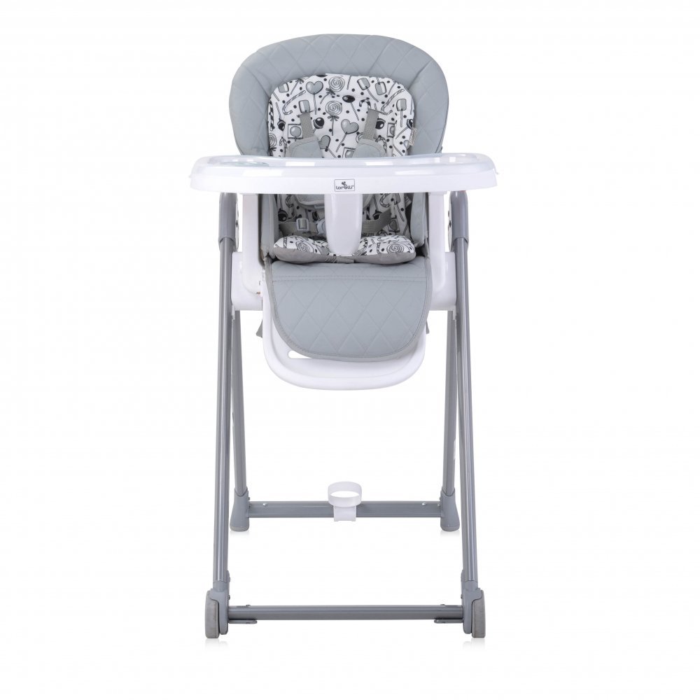 Scaun de masa Party reglabil cadru din aluminiu Cool Grey Leather