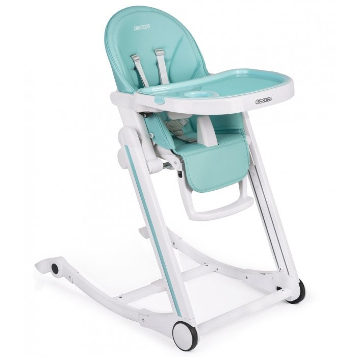 Scaun de masa cu roti Ricokids Tugo turcoaz – imaginea 7
