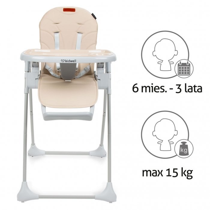 Scaun de masa multifunctional Kidwell Beno Beige – imaginea 4
