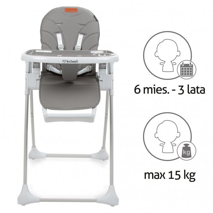 Scaun de masa multifunctional Kidwell Beno Gray – imaginea 4