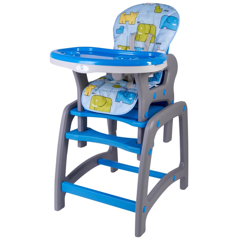 Scaun de masa multifunctional Kidscare Albastru – imaginea 4