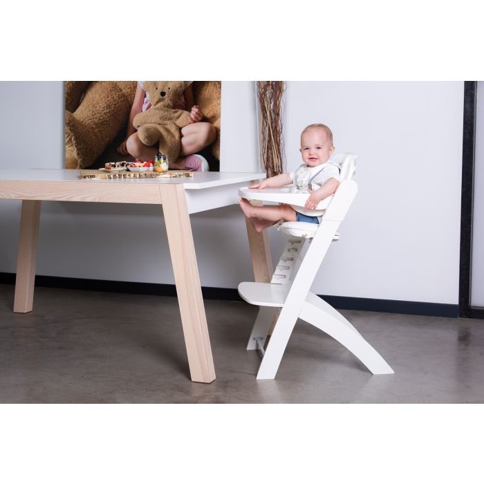 Scaun de masa reglabil in inaltime Childhome Evosit Fag alb – imaginea 4