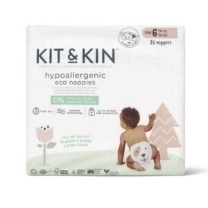 Scutece Hipoalergenice Eco KitKin 96 buc Marimea 6