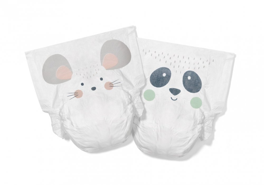 Scutece hipoalergenice Eco KitKin marimea 2, 4-8 kg 38 buc – imaginea 2