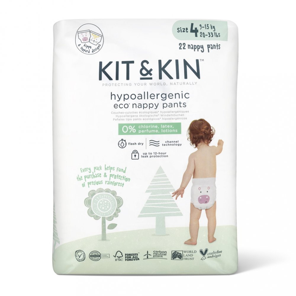 Scutece hipoalergenice Eco KitKin Pull Up Maxi marimea 4, 9-15 kg 22 buc – imaginea 5