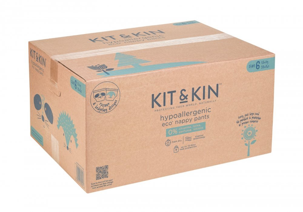 Scutece Hipoalergenice Eco KitKin Pull Up 108 buc Marimea 6