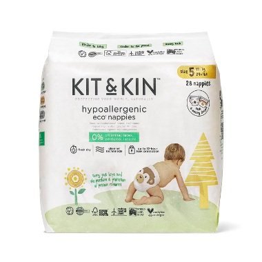 Scutece hipoalergenice Eco KitKin marimea 5, 11 kg+ 28 buc – imaginea 6