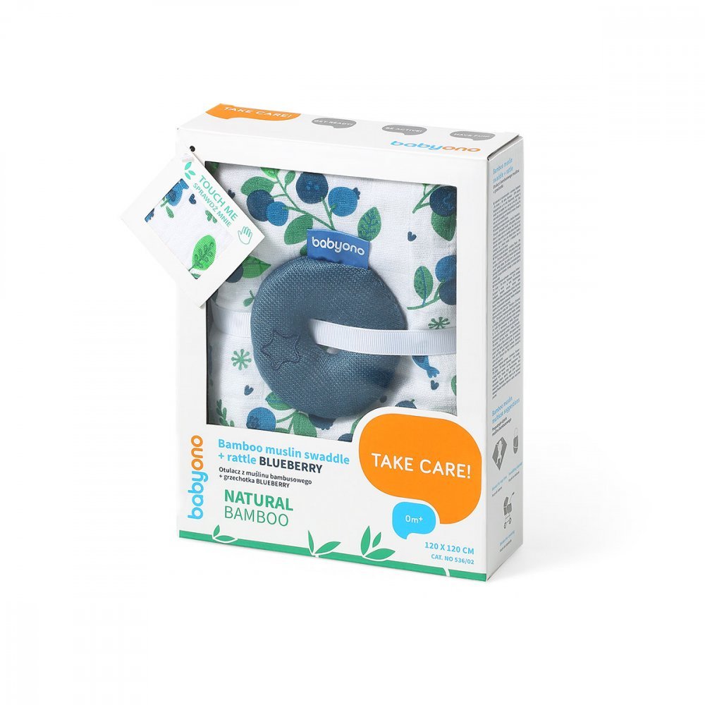 Scutec muselina si sunatoare Babyono 53602 – imaginea 3