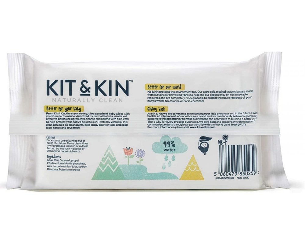 Servetele Umede Biodegradabile KitKin 10×60 buc – imaginea 2