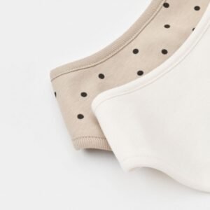 Set 2 bavete Girafa BabyCosy EcruMink