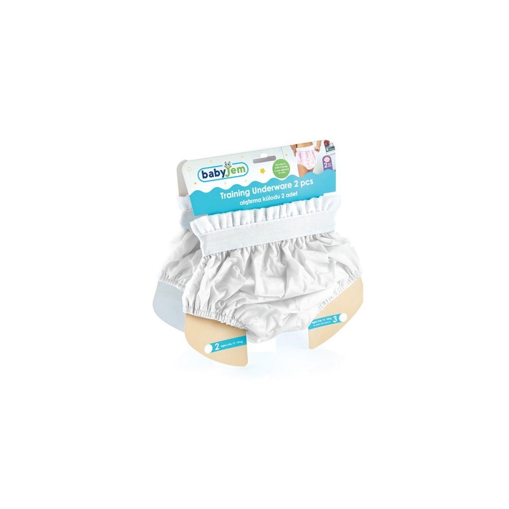 Set 2 chilotei antrenament BabyJem nr.2 12-14 kg White