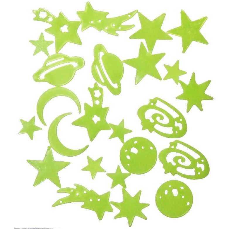 Set 24 piese fosforescente Galaxie Bambinice BN042 – imaginea 2