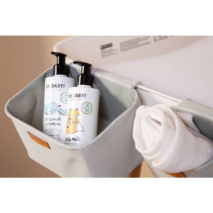 Set 3 cosuri depozitare Childhome gri – imaginea 6