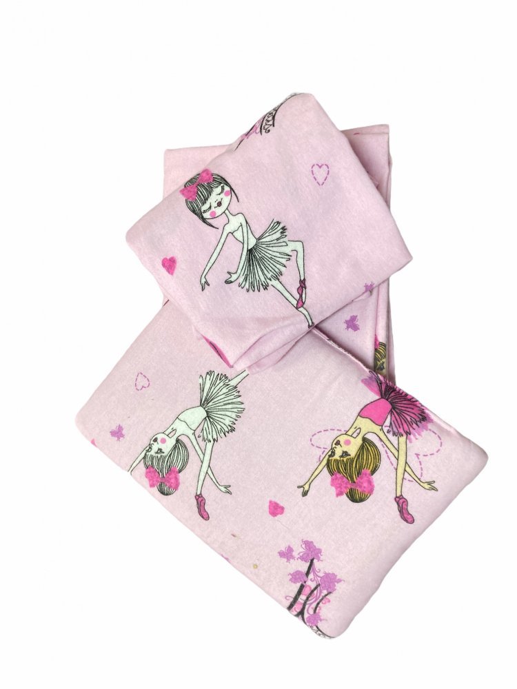 Set 3 piese din finet pat 120×60 cm