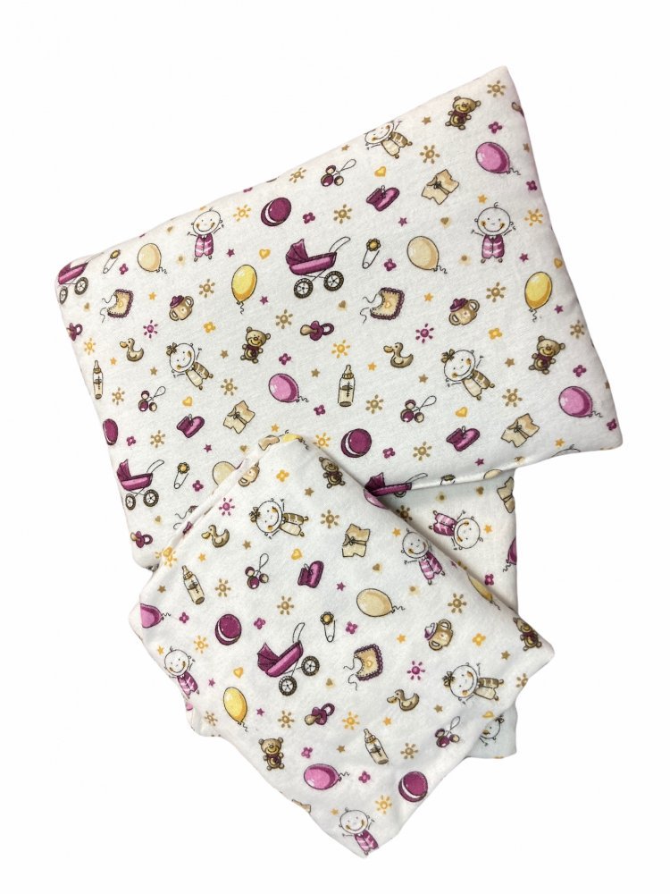 Set 3 piese din finet pat 120×60 cm – imaginea 4