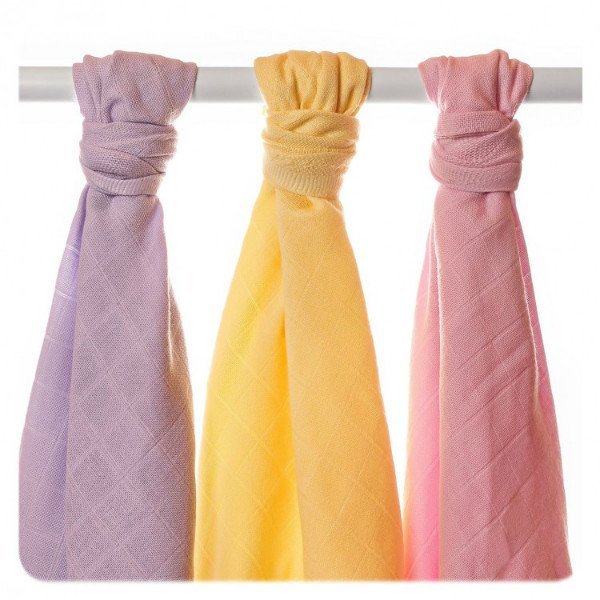 Set 3 prosoape muselina bbc organic 90x100cm Girls XKKO – imaginea 2