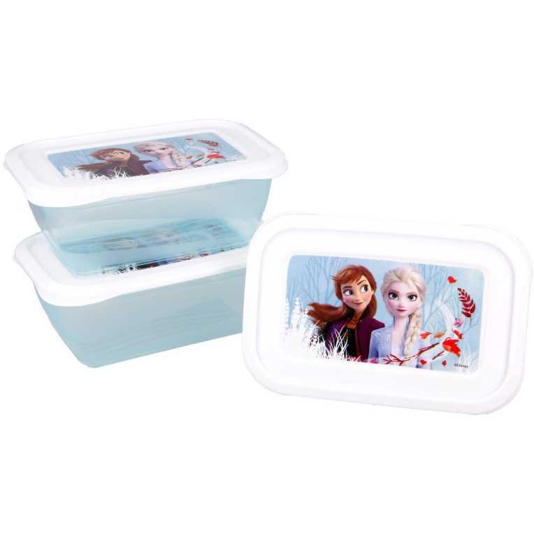 Set 3 recipiente hrana cu capac SunCity Frozen – imaginea 4