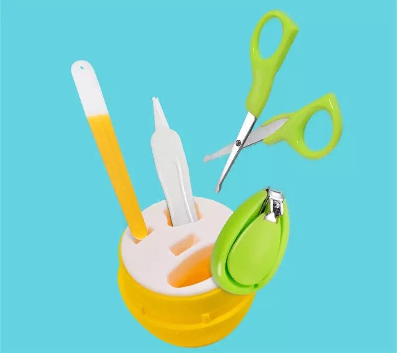 Set 4 piese pentru ingrijirea unghiilor bebelusului Iepure Roz – imaginea 4