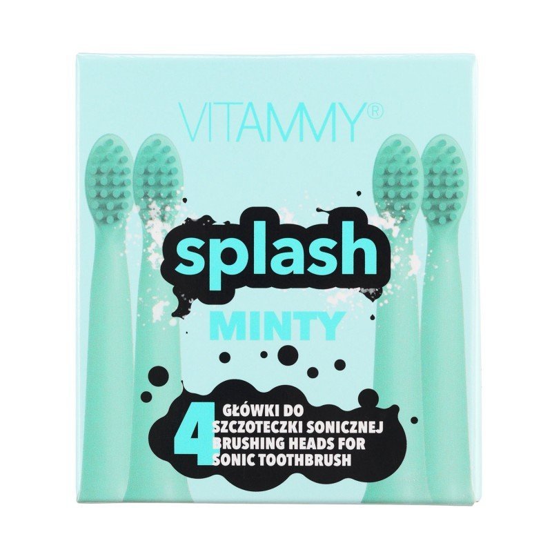 Set 4 rezerve periuta de dinti Vitammy Splash TH1811-4 Minty menta – imaginea 3