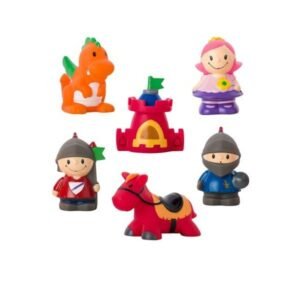 Set 6 Jucarii de Baie cu personaje din povesti