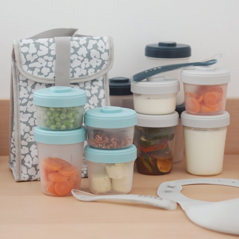 Set 8 recipiente hrana Beaba 4×150, 4×250 ml – imaginea 3