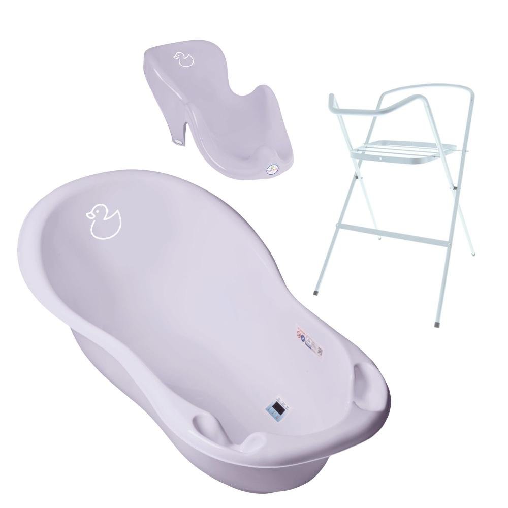 Set Cadita 102 cm cu suport metalic si suport anatomic Duck Mov – imaginea 2