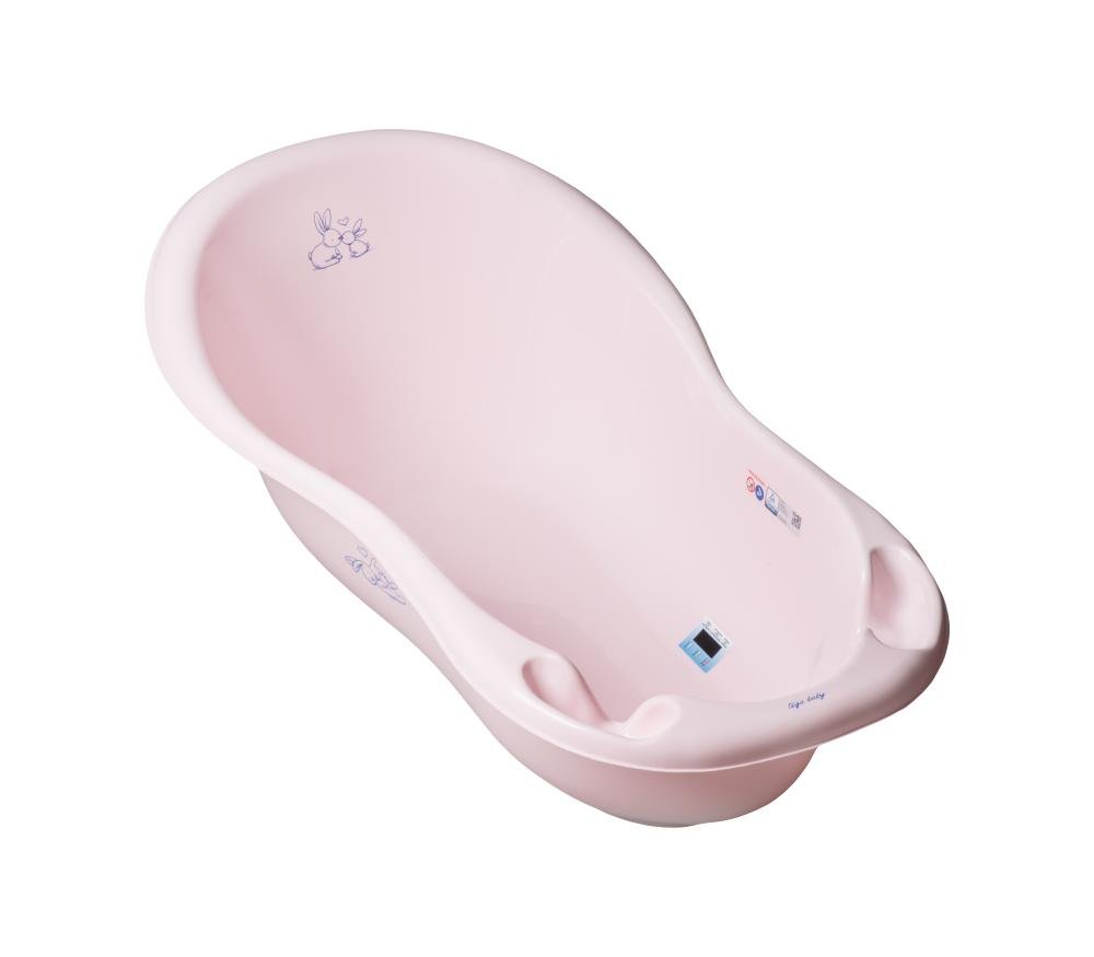 Set Cadita cu suport metalic Little Bunnies 102cm Roz