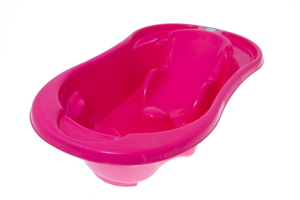 Set Cadita anatomica cu suport metalic Komfort Fucsia – imaginea 2