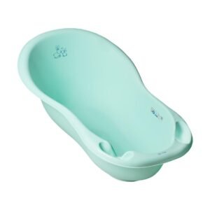 Set Cadita cu suport metalic Little Bunnies 102cm Mint