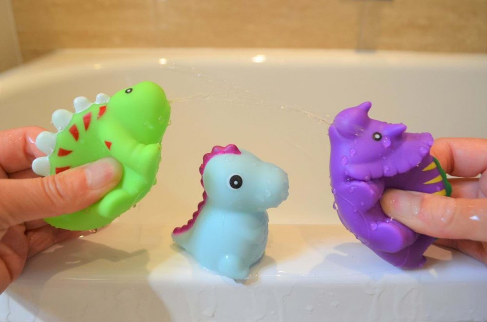 Set Dinozauri cu LED pentru baie – imaginea 2