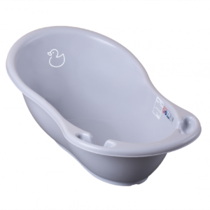 Set cadita 102 cm cu senzor de temperatura si suport anatomic Duck Gri