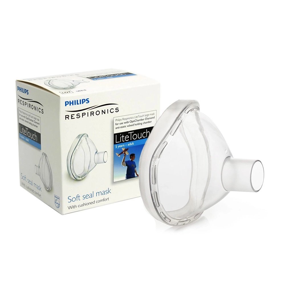 Set camera de inhalare si masca large 5 ani – adulti LiteTouch Philips Respironics – imaginea 3