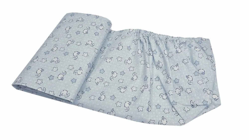 Set cearceafuri Blue Ducks KidsDecor cu elastic din bumbac 70×110 cm – imaginea 3